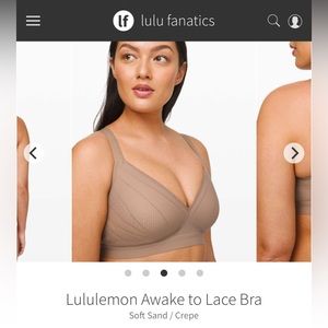 Lululemon Awake In Lace Bra 38DD